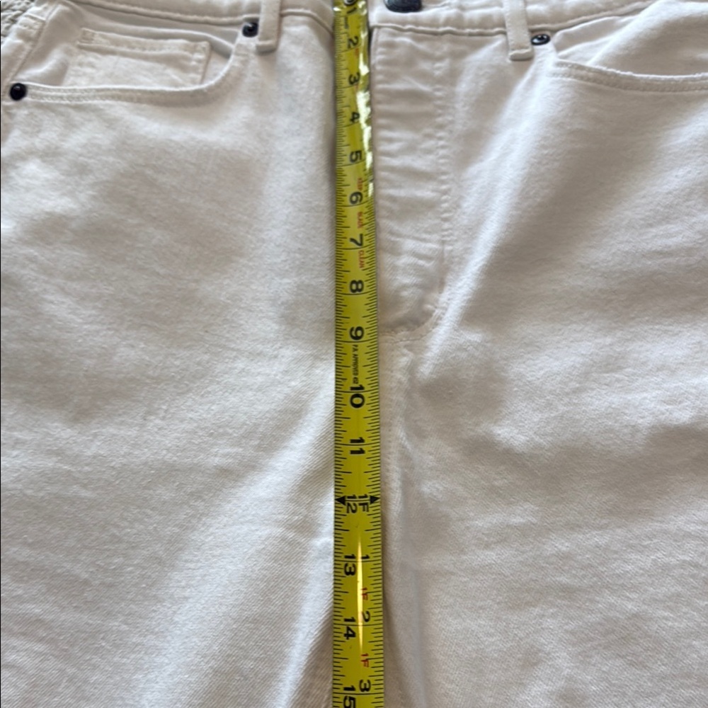 Ann Taylor LOFT The 90s Straight Jean In White 28/6" - Picture 8 of 9